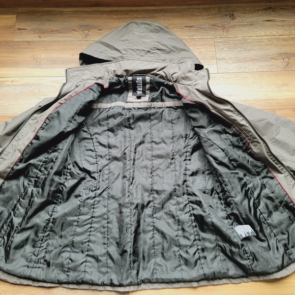 Womens Zip Front Hooded Winter Coat Jacket Gray Large INTL d.e.t.a.i.l.s - Picture 11 of 11